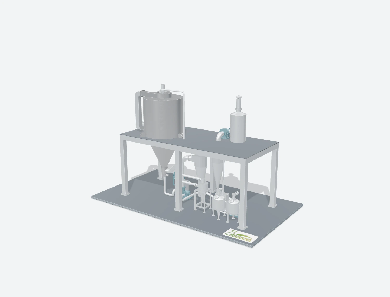 High-Speed Centrifugal Spray Dryer 3D model preview