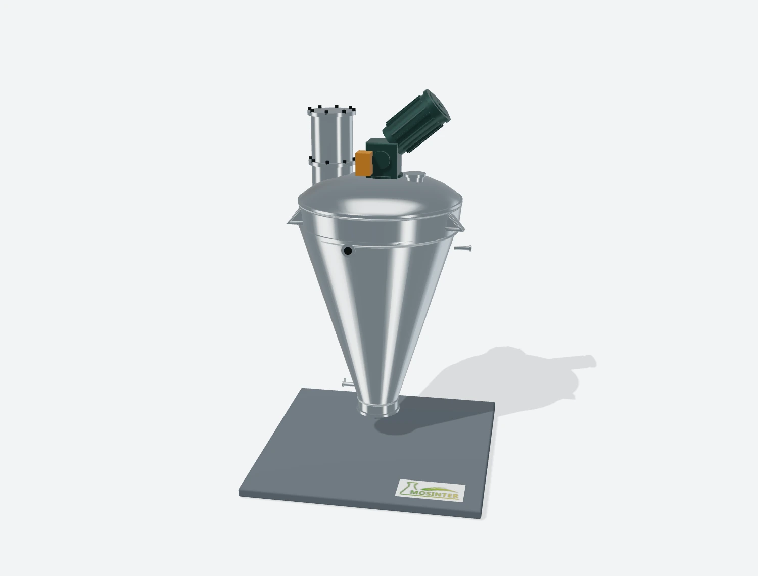 3D exterior preview of the selected machine configuration