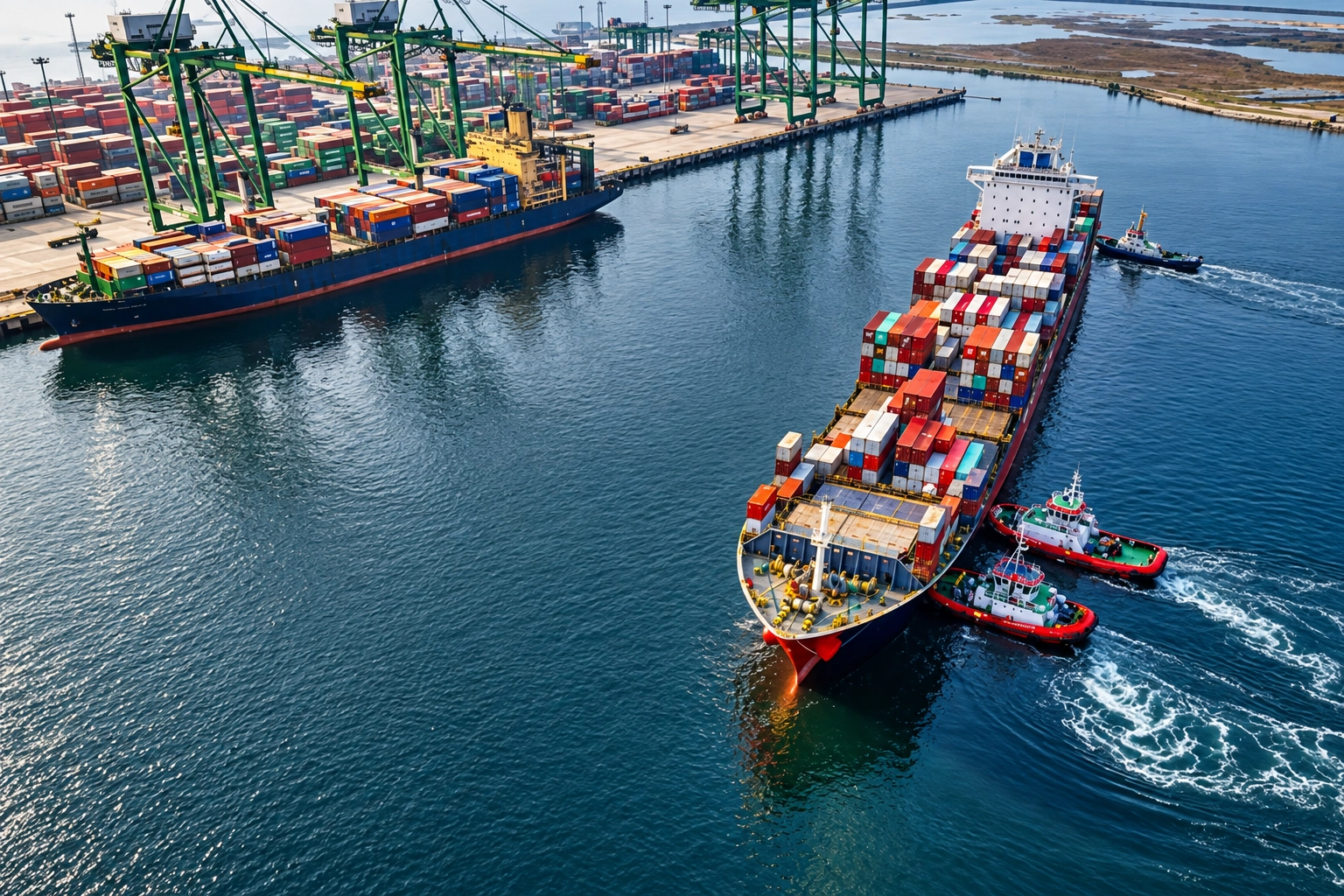 Container shipping and export logistics