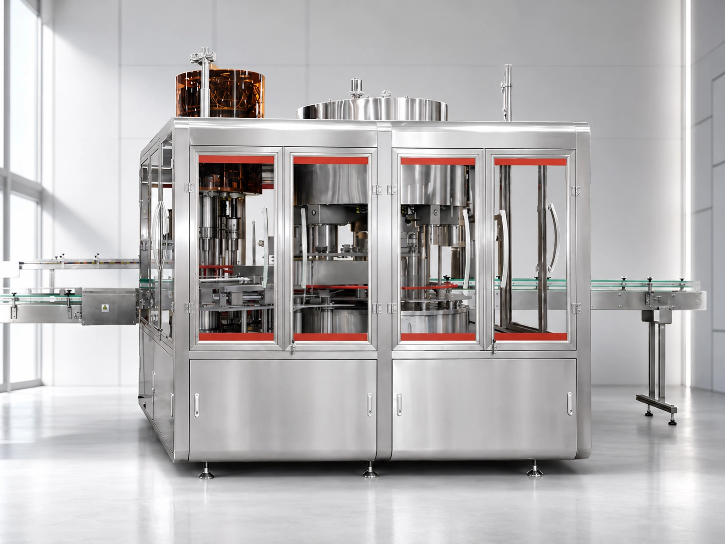 Automatic Rotary Liquid Filling and Servo Capping Machine (1–5 L)