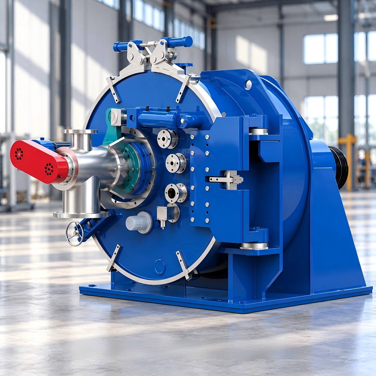 Adjustable-Siphon Horizontal Scraper Filtration Centrifuge