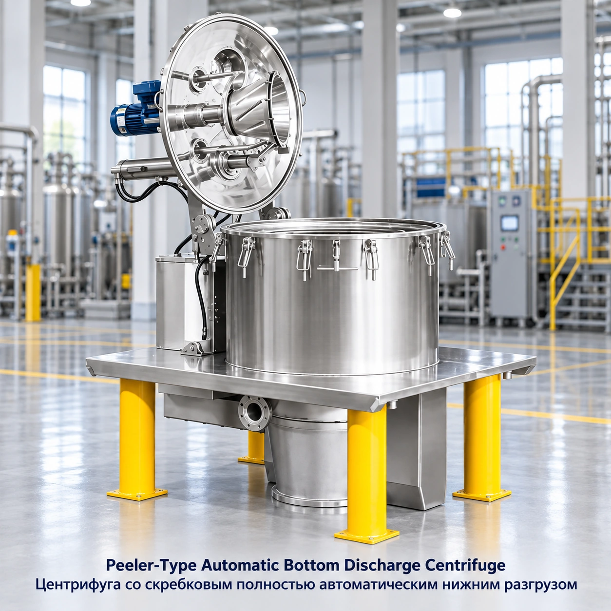 Pull-Bag Scraper Centrifuge