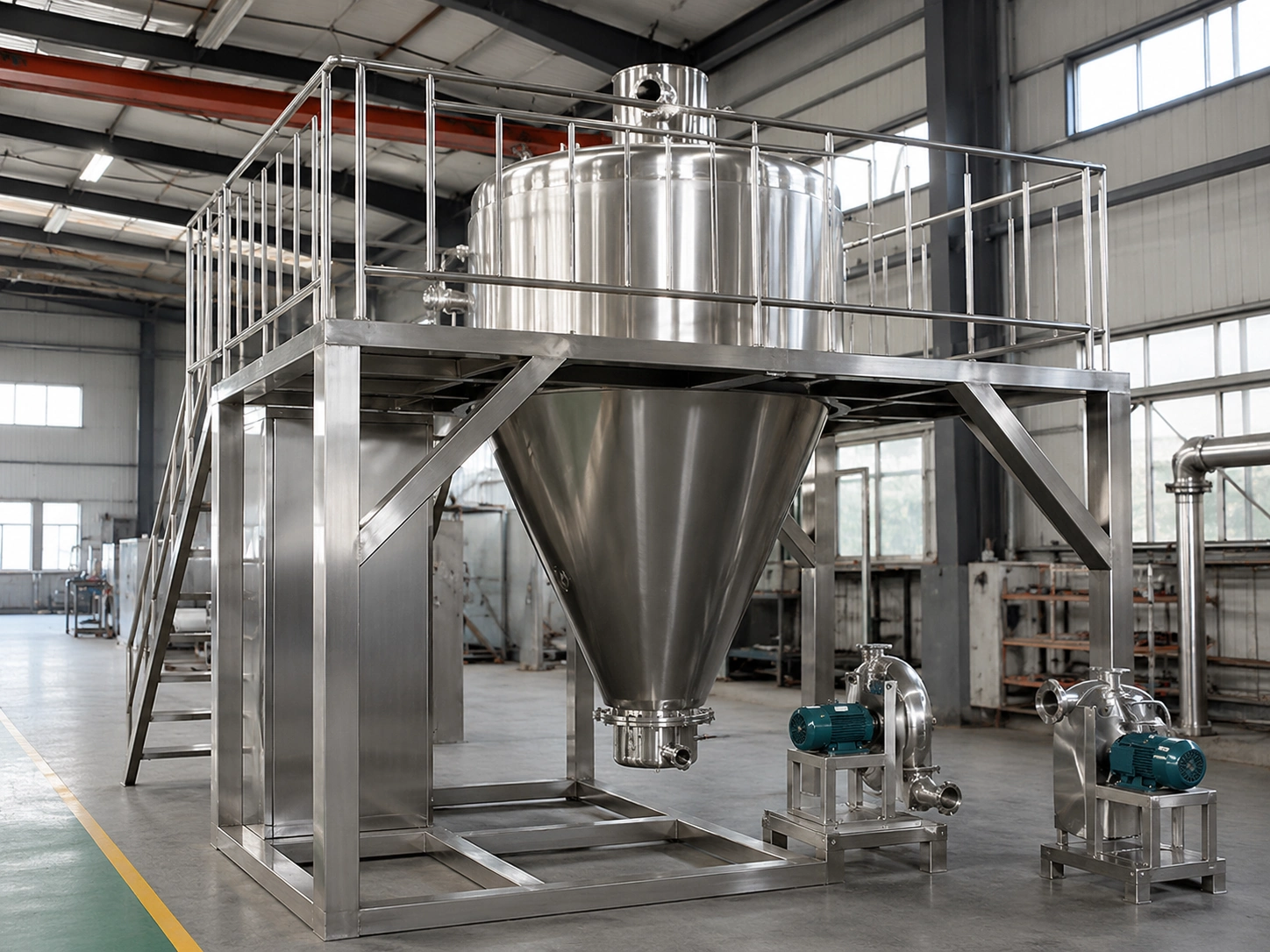 Top-Exhaust Pressure Spray Dryer