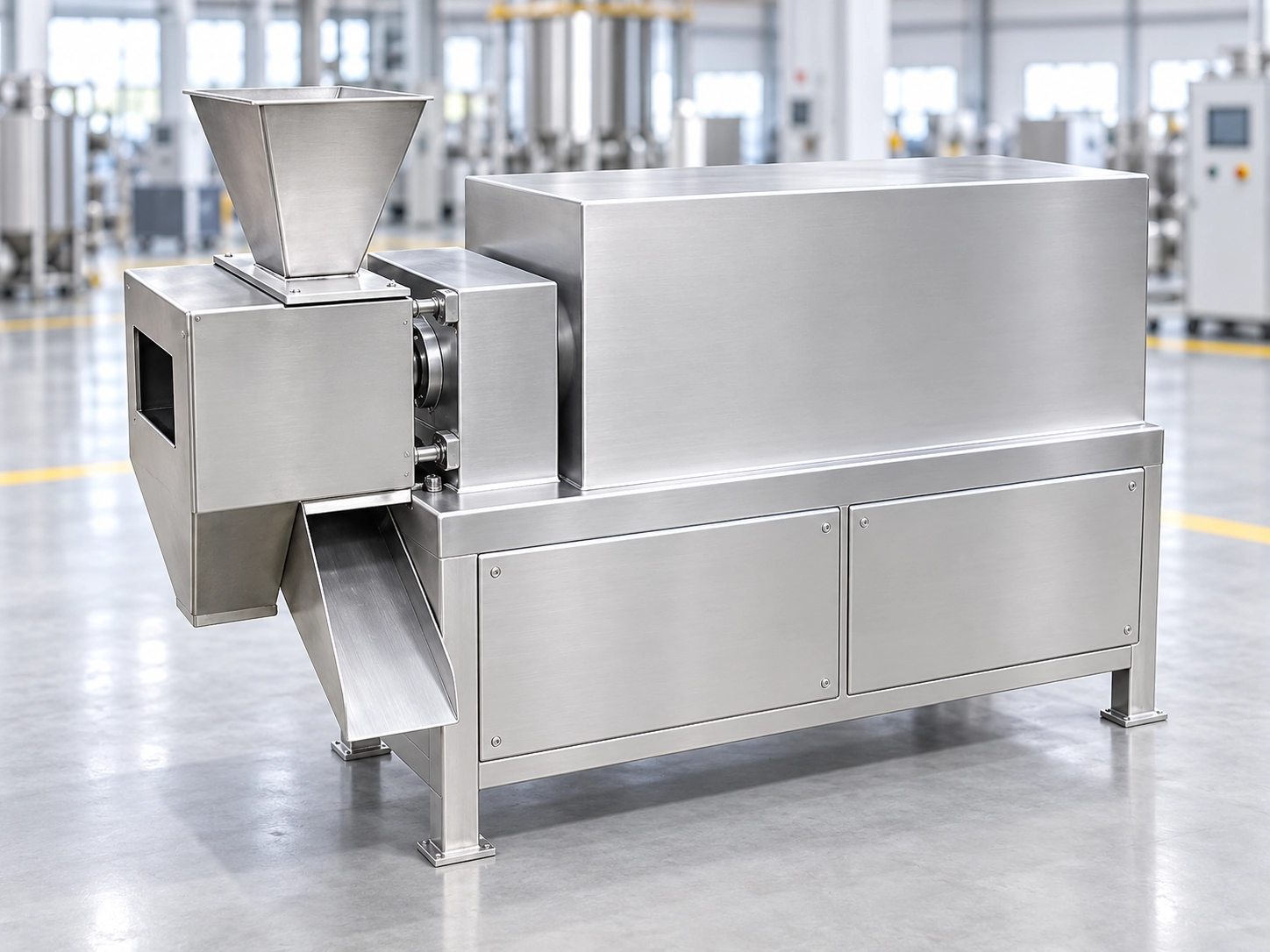 Intermeshing Gear Wet Extrusion Granulator
