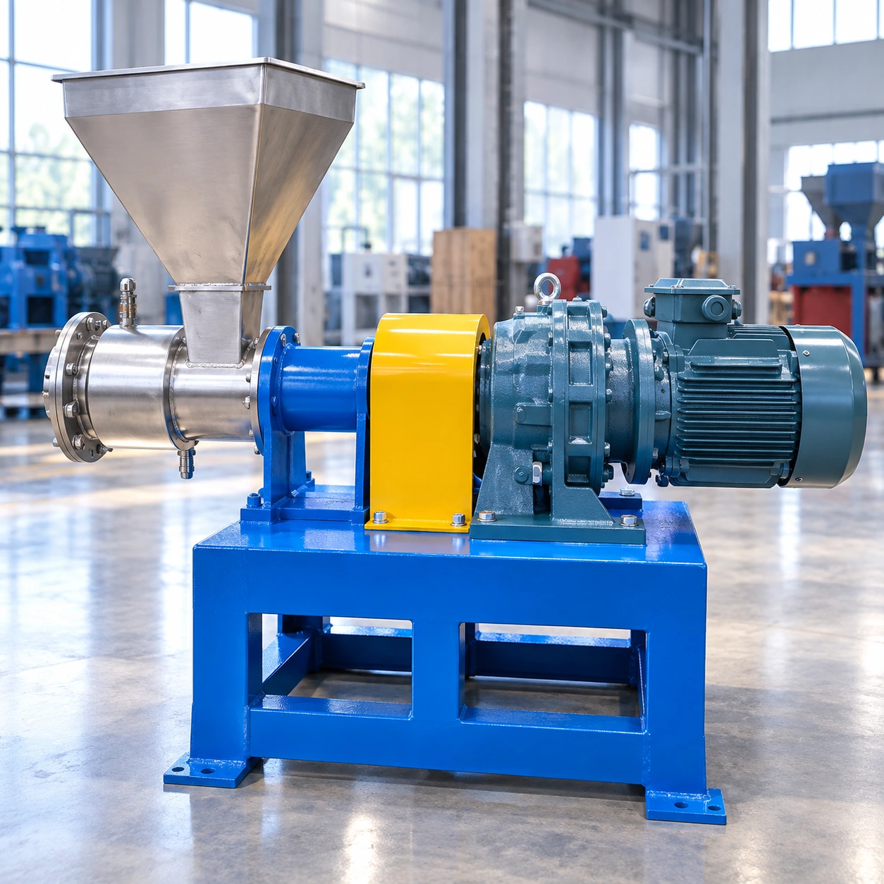 Screw Extrusion Granulator for Powders and Wet Feed