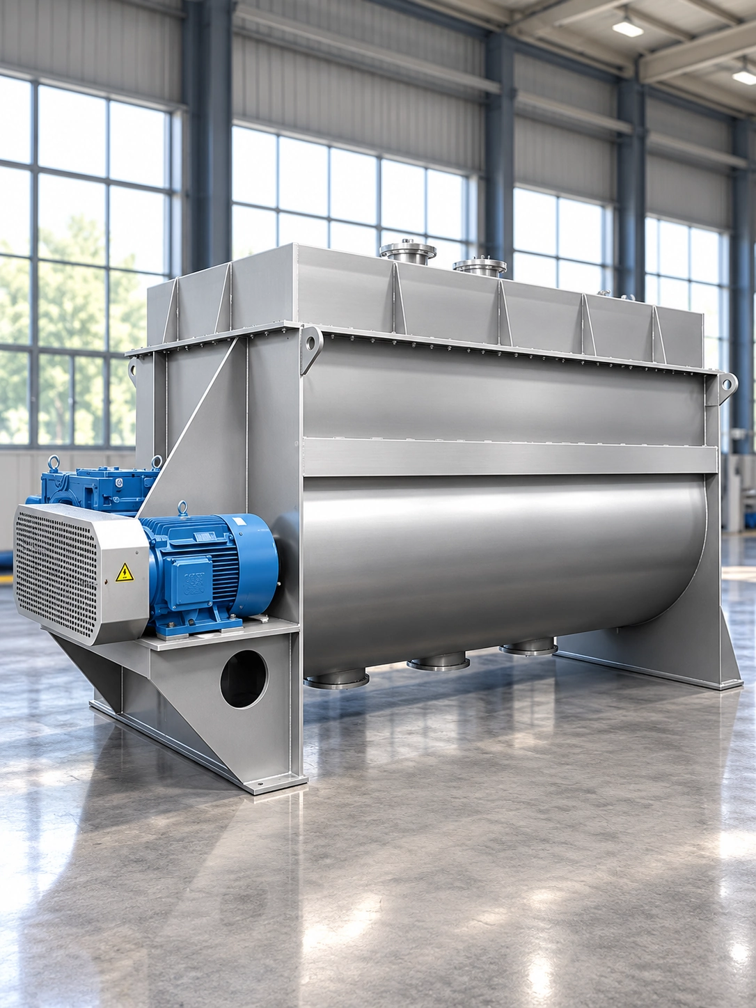 Horizontal Ribbon Blender for Powders and Granules