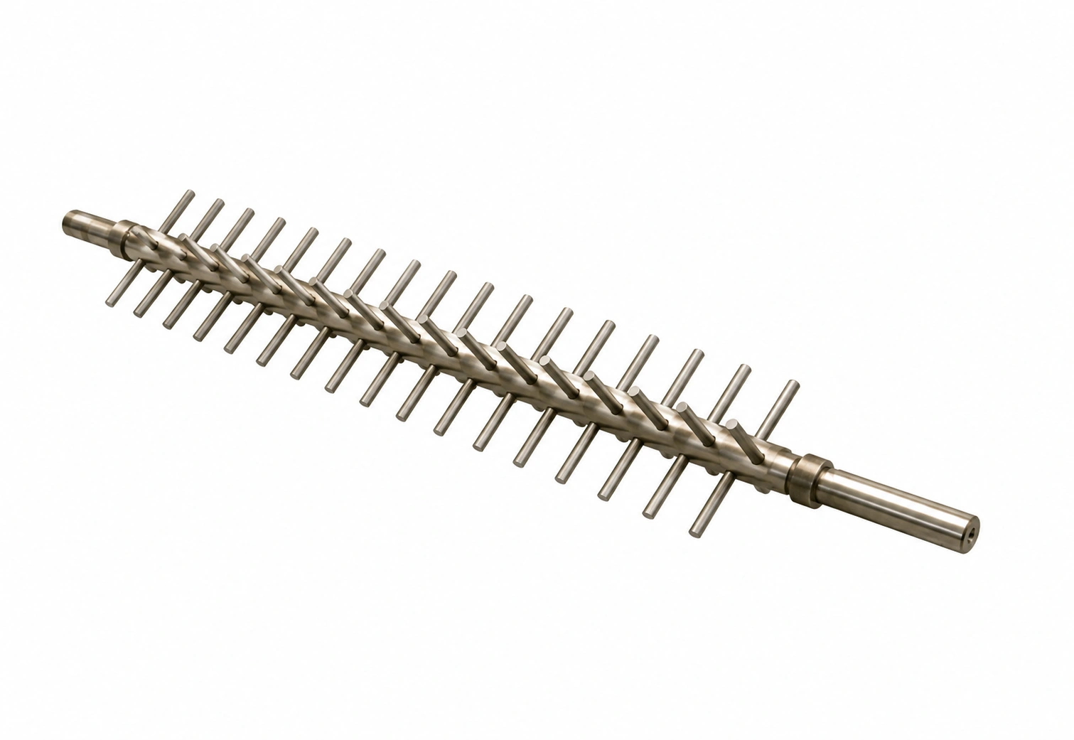 High-speed crushing bar inside paddle mixer