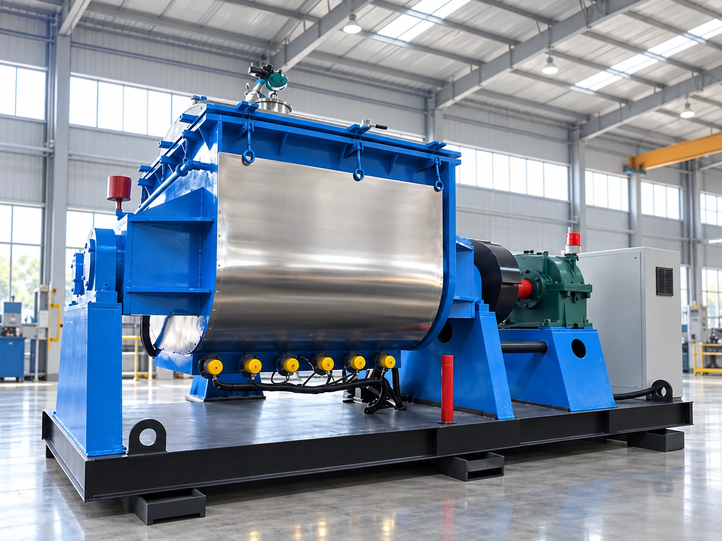 Electric-Heated Z-Blade Kneader Mixer (1000 L)
