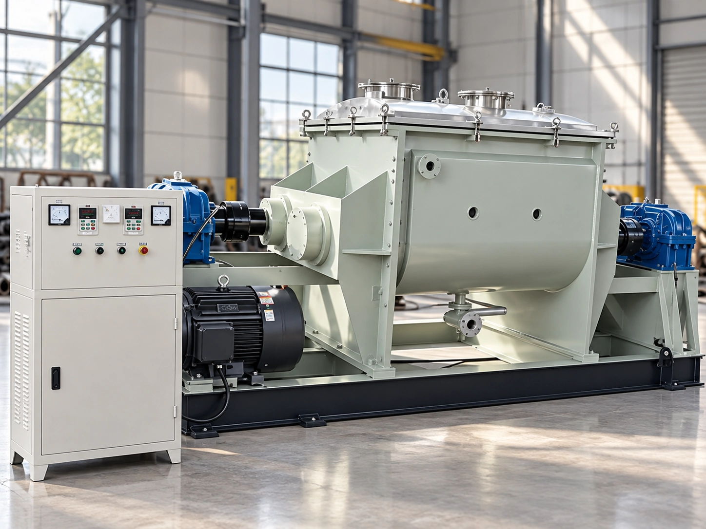 Heavy-Duty Z-Blade Kneader Mixer (1500 L)