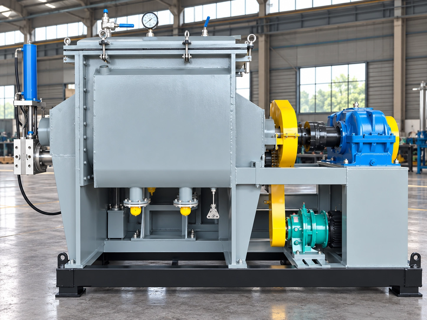 vacuum z blade kneader mixer for high viscosity materials